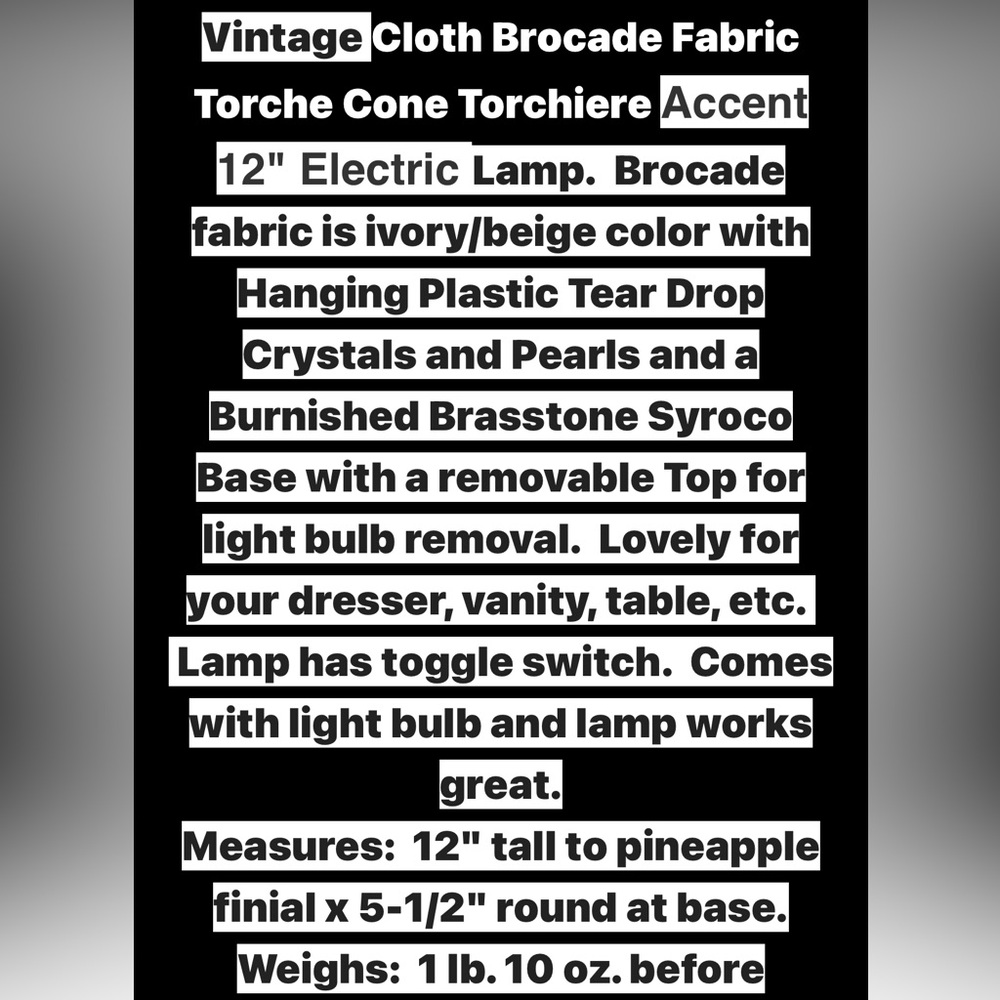 Vintage table lamp - Picture 5 of 5